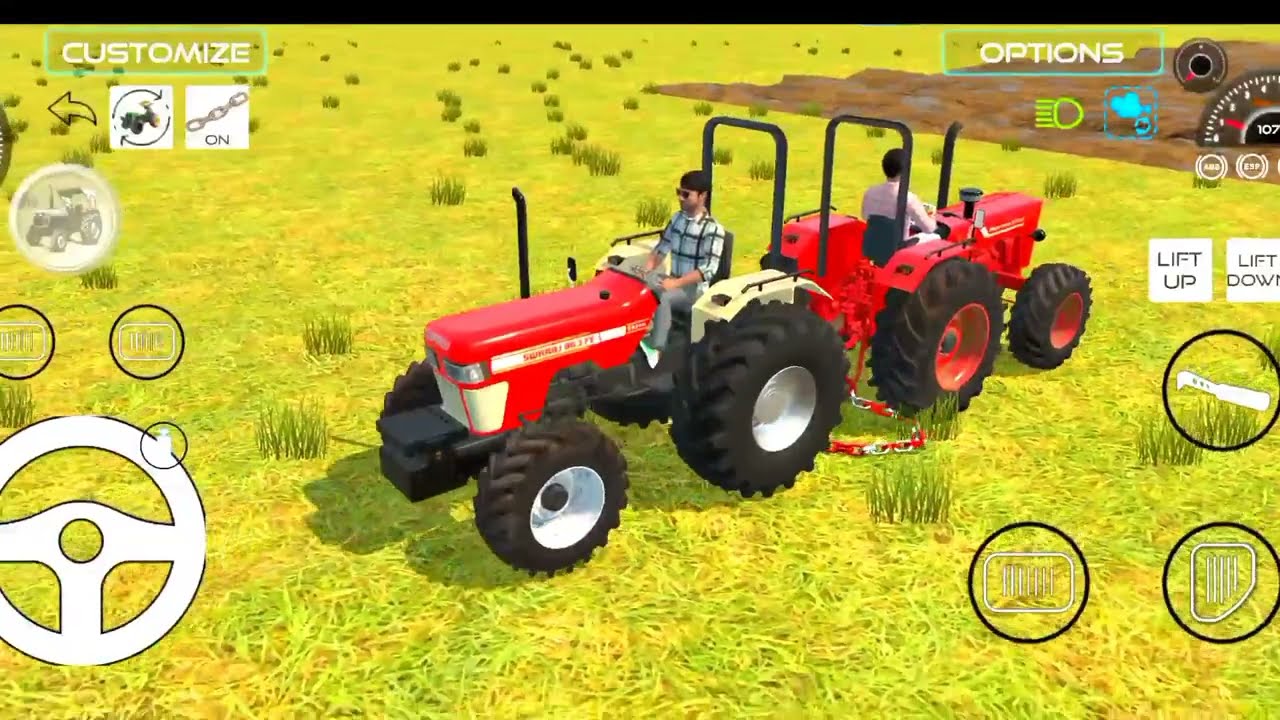 Indian vehicle simulator 3D game Tractor Tochan #games#3d#gaming#trending#tractor #race#simulator#yt