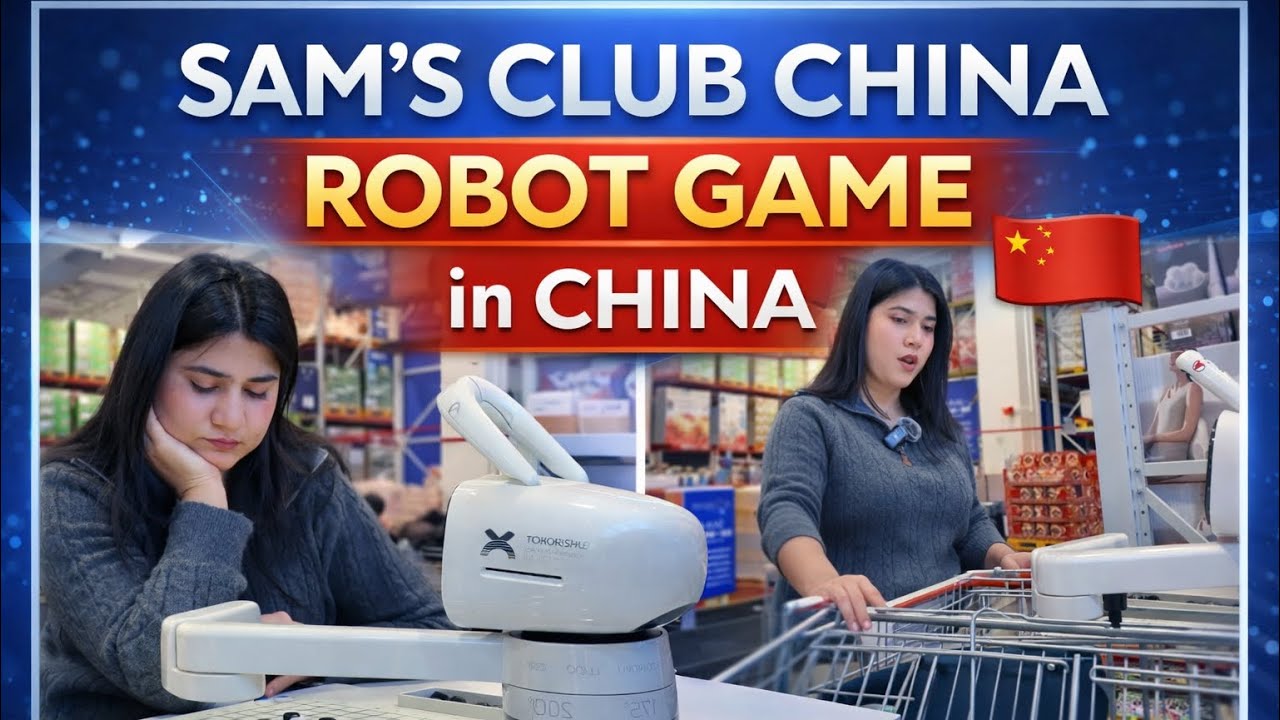 Grocery Shopping at Sam's Club with a Robot #creazyteam 