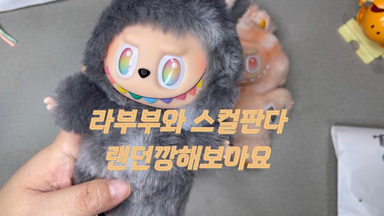 [#303] 라부부와 스컬판다 랜덤깡 해보아요 / 팝마트 / 라부부 / 스컬판다 / 랜덤깡