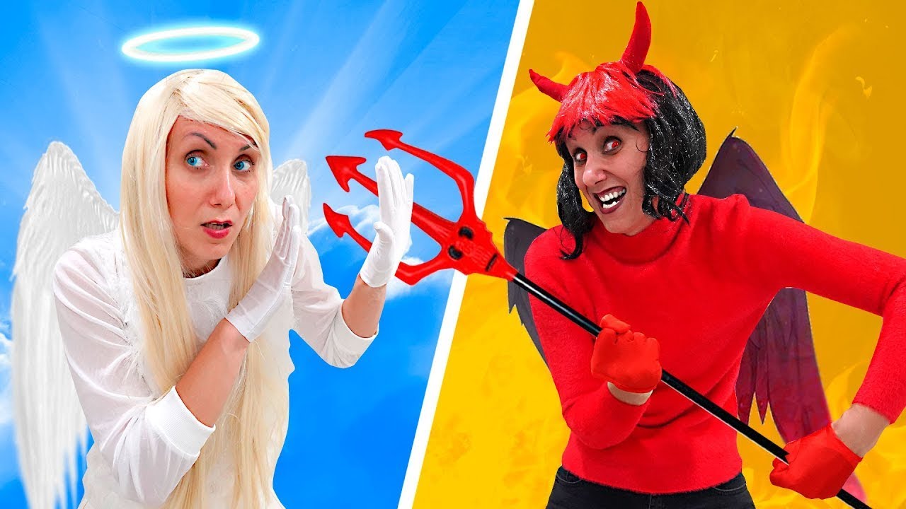 ДОБРА МАМА VS ЗЛА МАМА. Анђео vs Демона. Урнебесан видео за младе