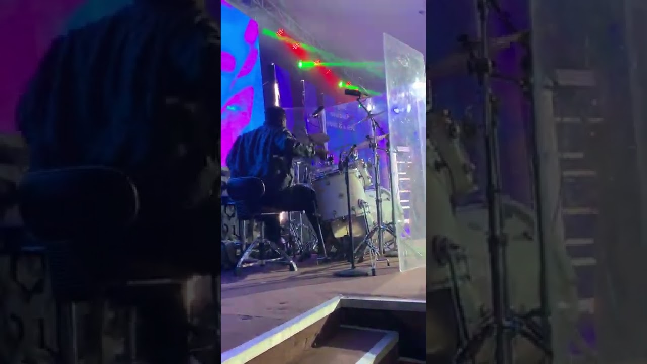 This drummer is high in the Holy Ghost