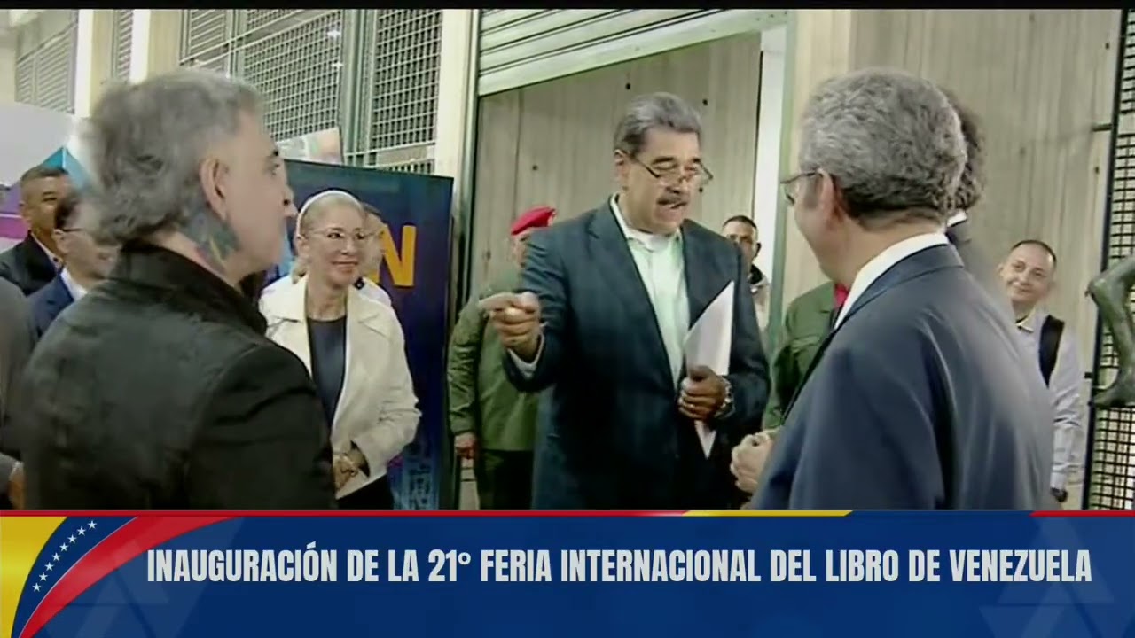 Maduro inaugura Filven 2025, la Feria Internacional del Libro de Venezuela, con Egipto como invitado