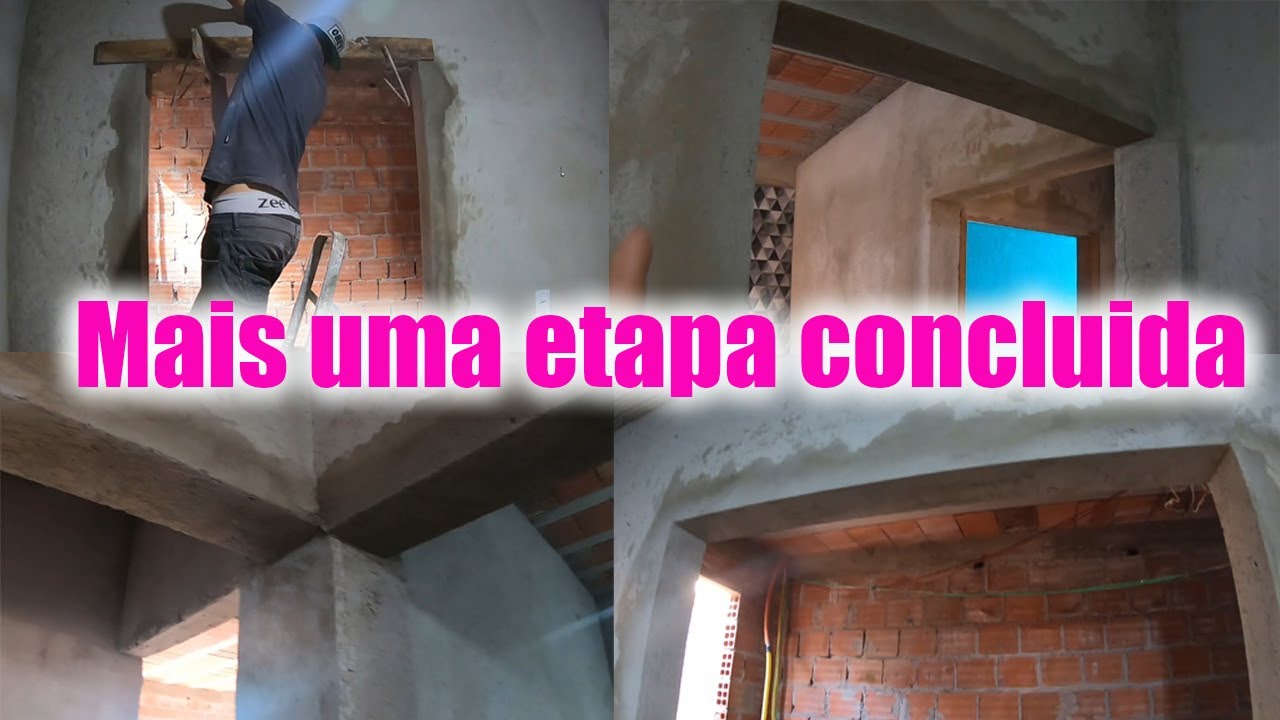 Terminamos os requadros de porta e janela do quarto da minha filha