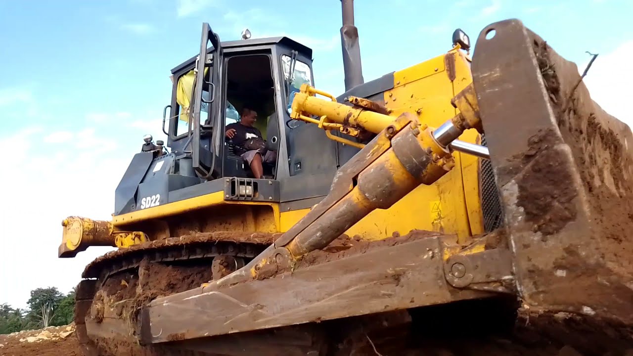 SHANTUI SD22 BULLDOZER OPERATION