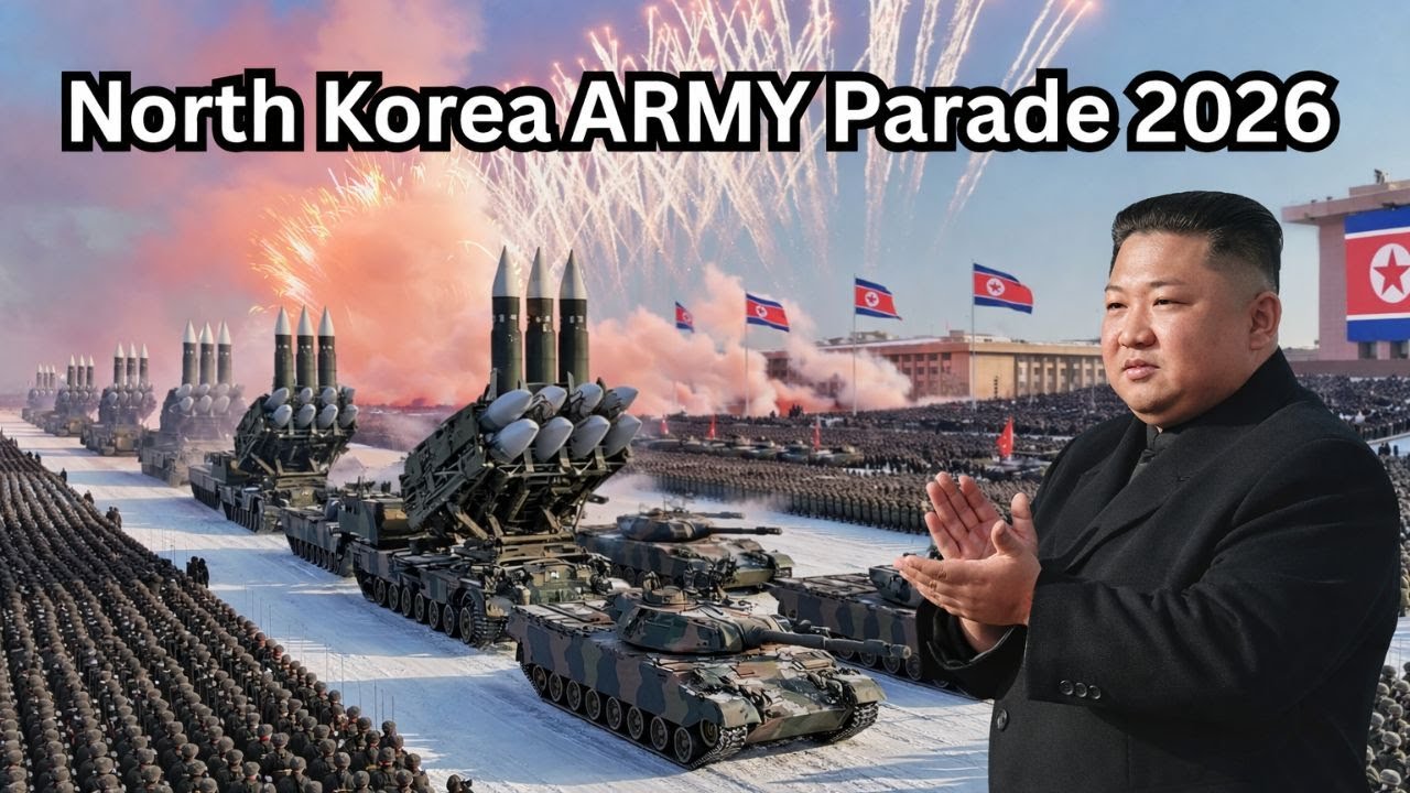 North Korea Displays Massive Military Power in Rare Army Parade