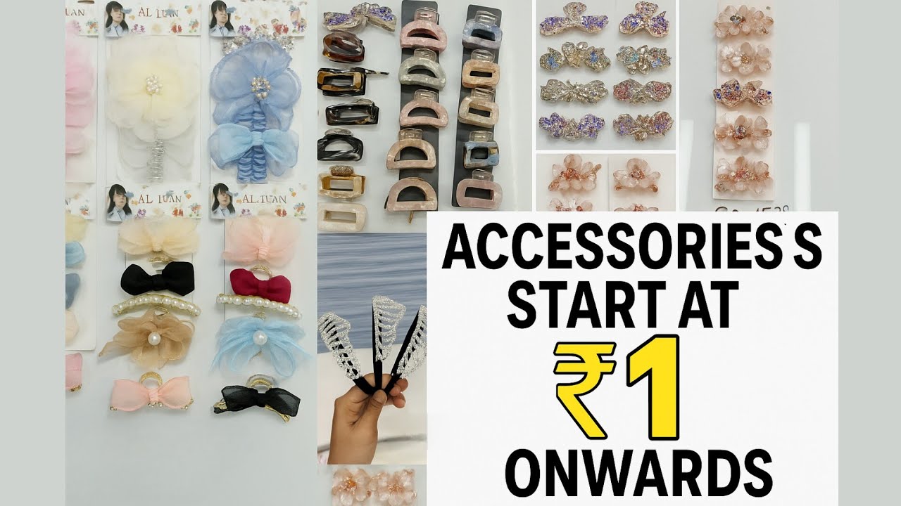 Chickpet Bangalore Wholesale Market: Fancy Accessories from 1 | Shipping Across India