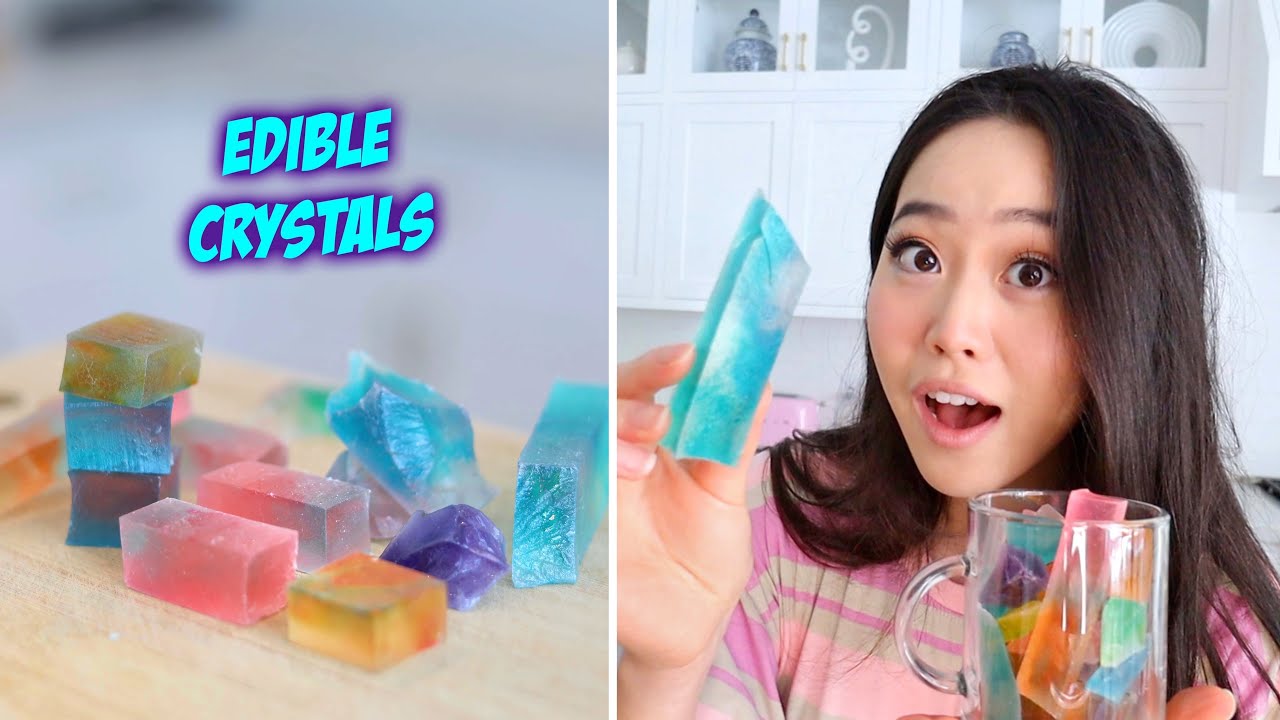 COUPLES COOKING CHALLENGE: Making Popular ASMR Edible Crystals