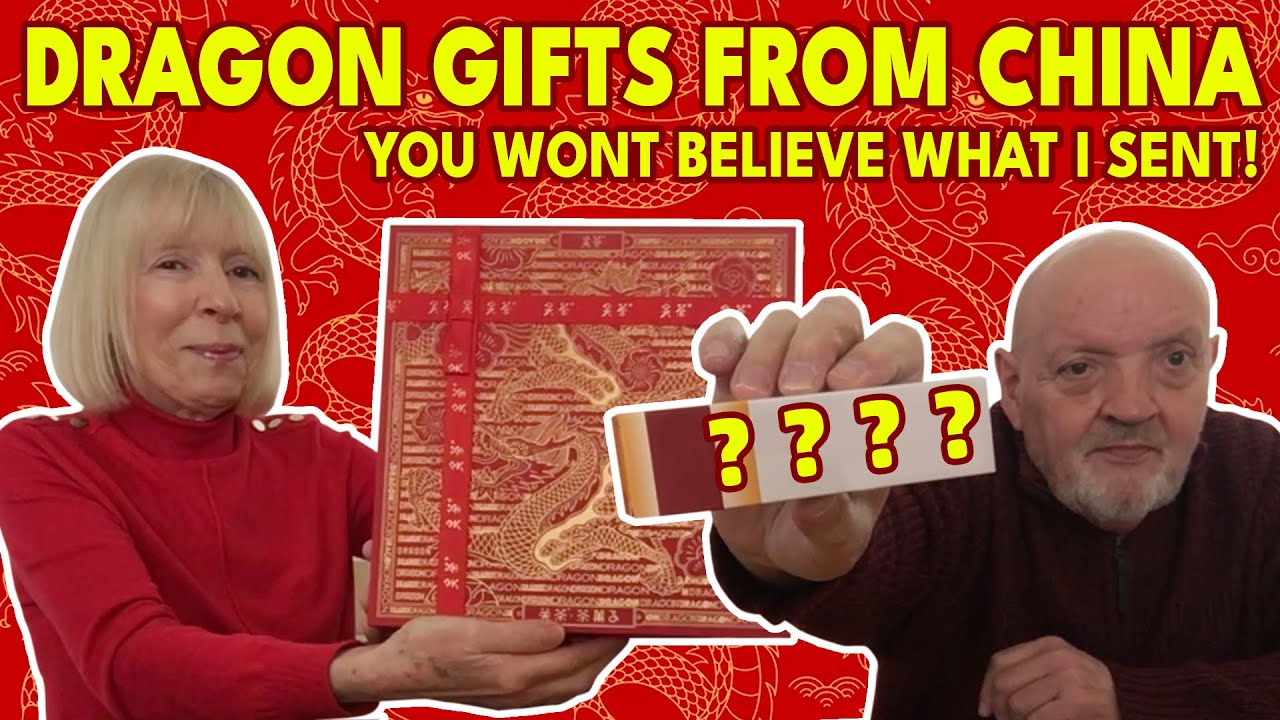 I Send Dragon Gifts from China for Chinese New Year (Year of the Loong 🐉) 外国人过中国春节！给英国爸妈送了“神秘东方力量”