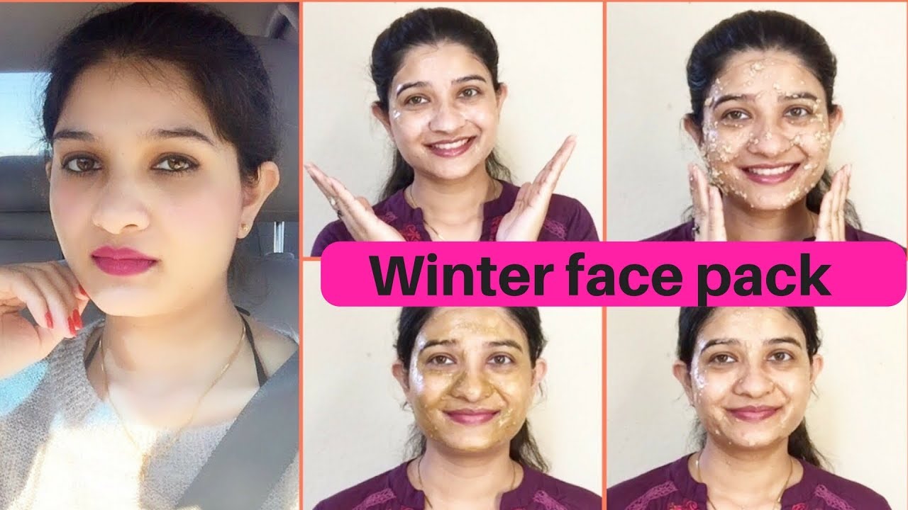 4 Natural winter face pack in Hindi | Get healthy & glowing skin in winter | Winter face care | AVNI
