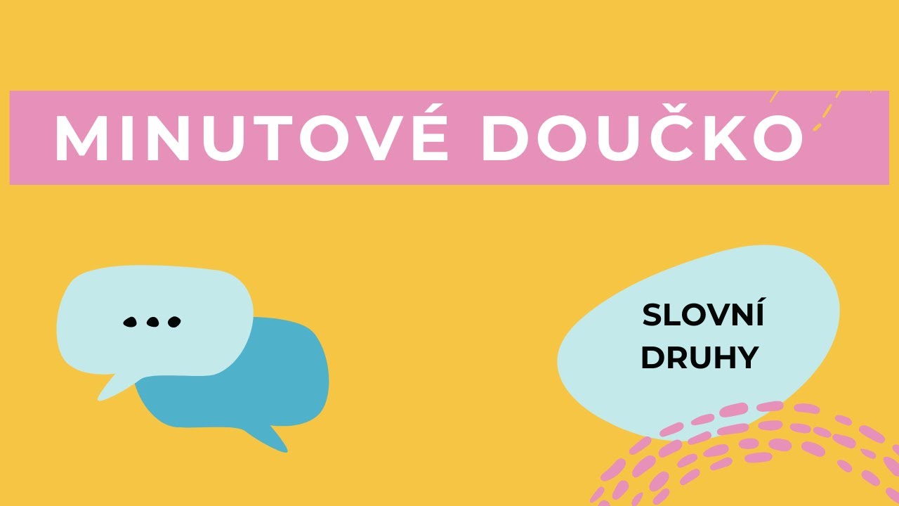 Konečně rozumím češtině: Slovní druhy / Přijímačkové jednohubky #3