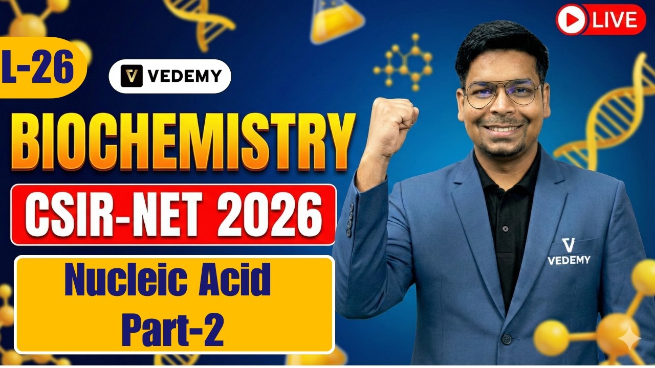 CSIR-UGC-NET 2026 | L26 | Biochemistry | DNA (Deoxyribonucleic Acid) | Unit 1 | Dr. Virendra Singh |