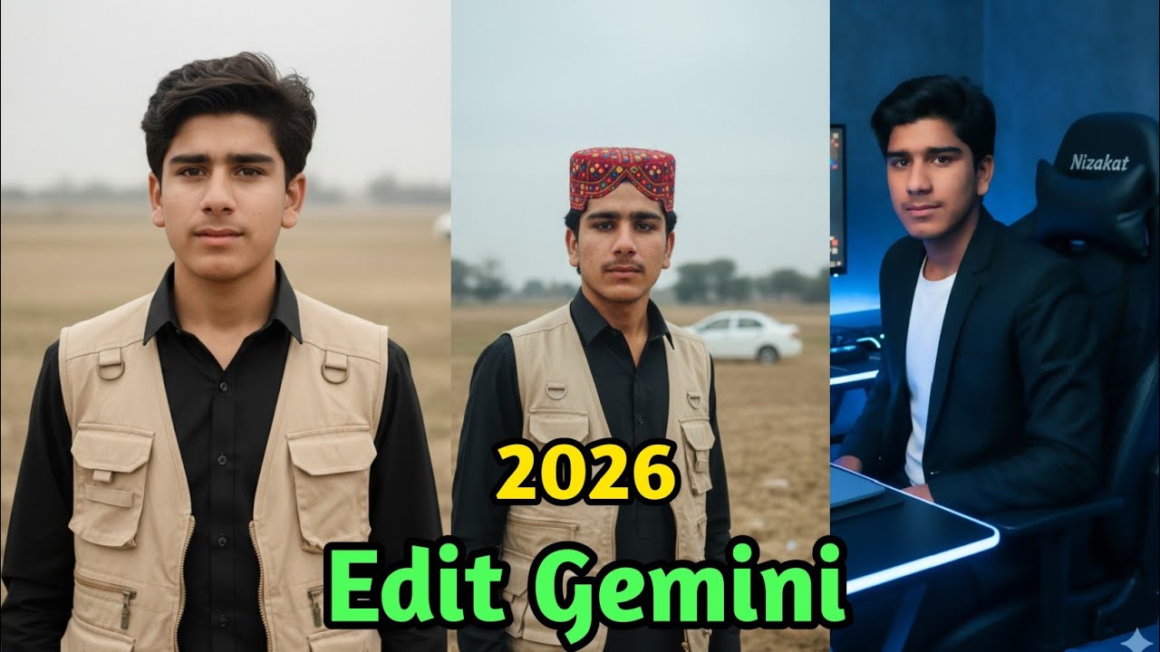 AI TIKTOK Trending photo editing Gemini Sy photo kisy edit karyen 