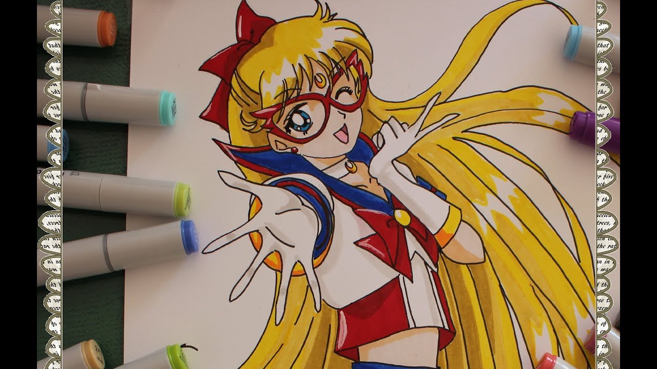 Cómo Dibujar a Sailor V Minako Aino Kodename Wa How To Draw Sailor Moon S Sailor Venus