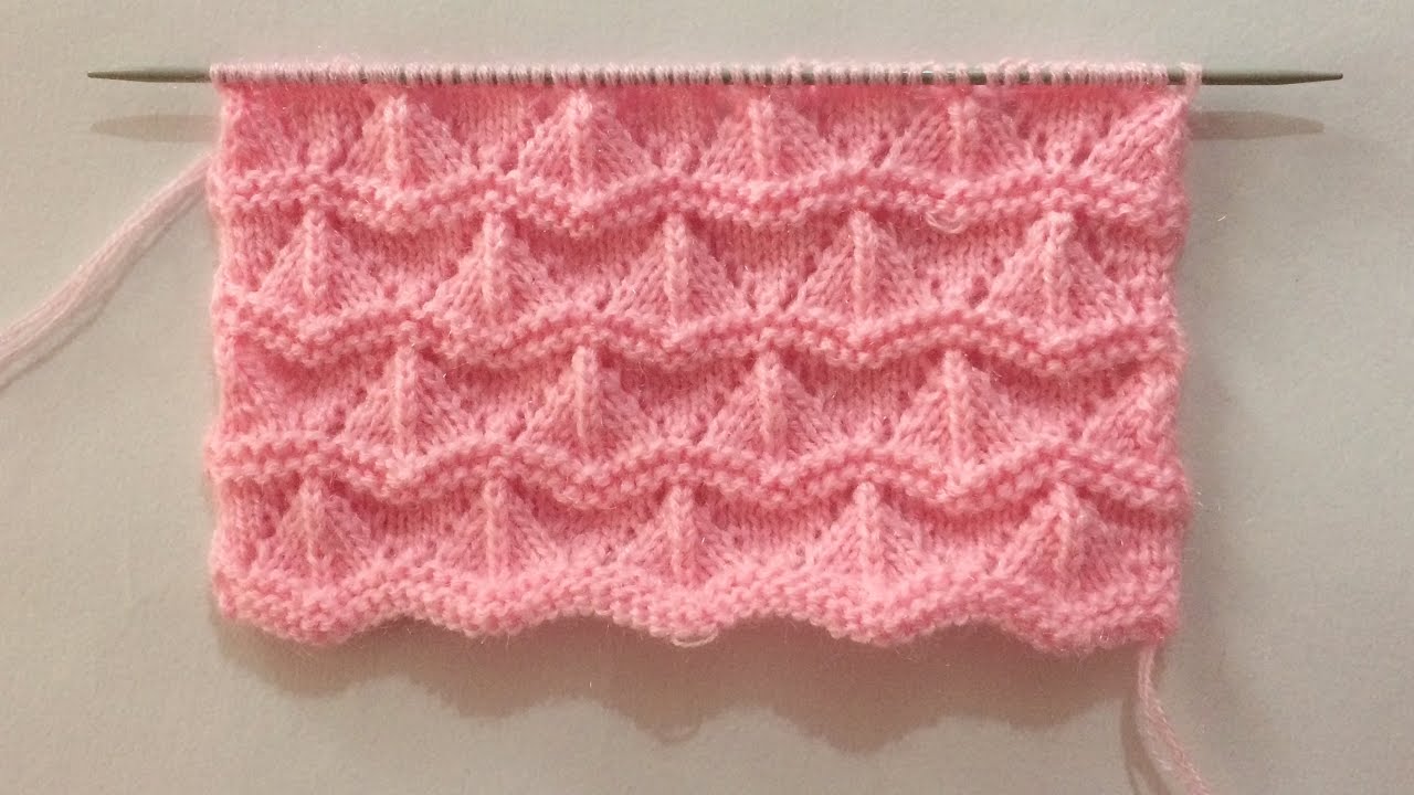 Beautiful Knitting Stitch Pattern For Sweater/Cardigan