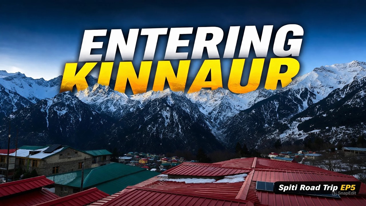 Spiti Valley Winter Road Trip ❄️| Kufri to Kalpa Scenic Drive | Entering Kinnaur | EP5