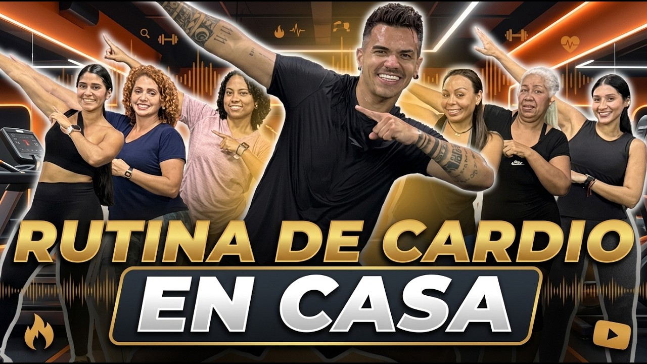 RUTINA DE CARDIO PARA ADELGAZAR TODO EL CUERPO | CARDIO QUEMAGRASA SIN SALTOS