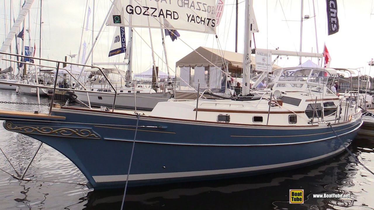 2017 Gozzard Yachts 41 Short - Deck and Interior Walkaround - 2016 Annapolis Sailboat Show