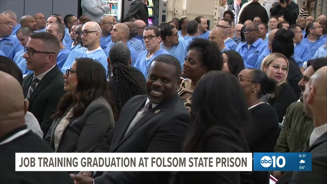 ABC 10 -Job Training Graduation at Folsom State Prison