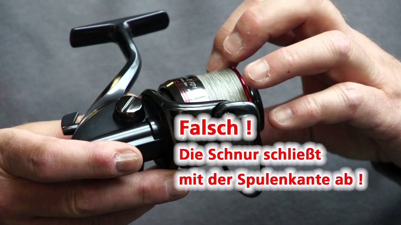 Angelschnur - Richtige Schnurf&uuml;llung