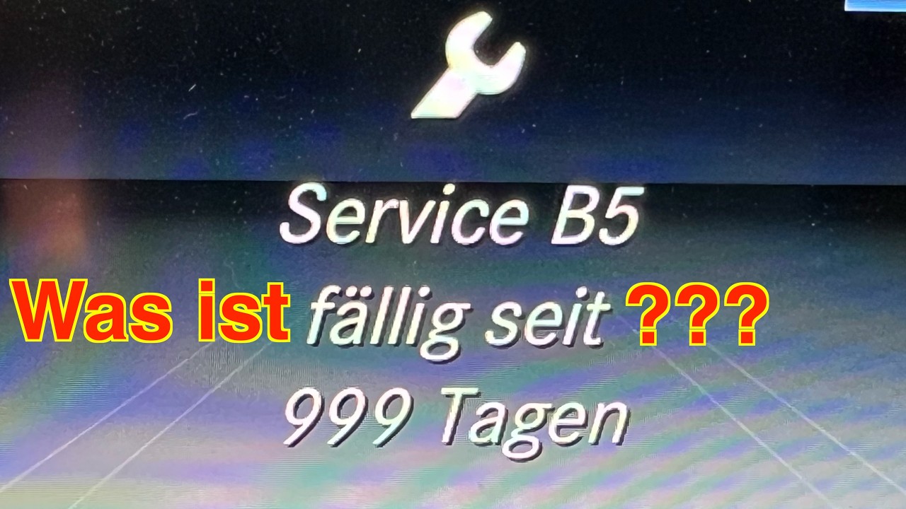 WAS ist beim SERVICE dran???