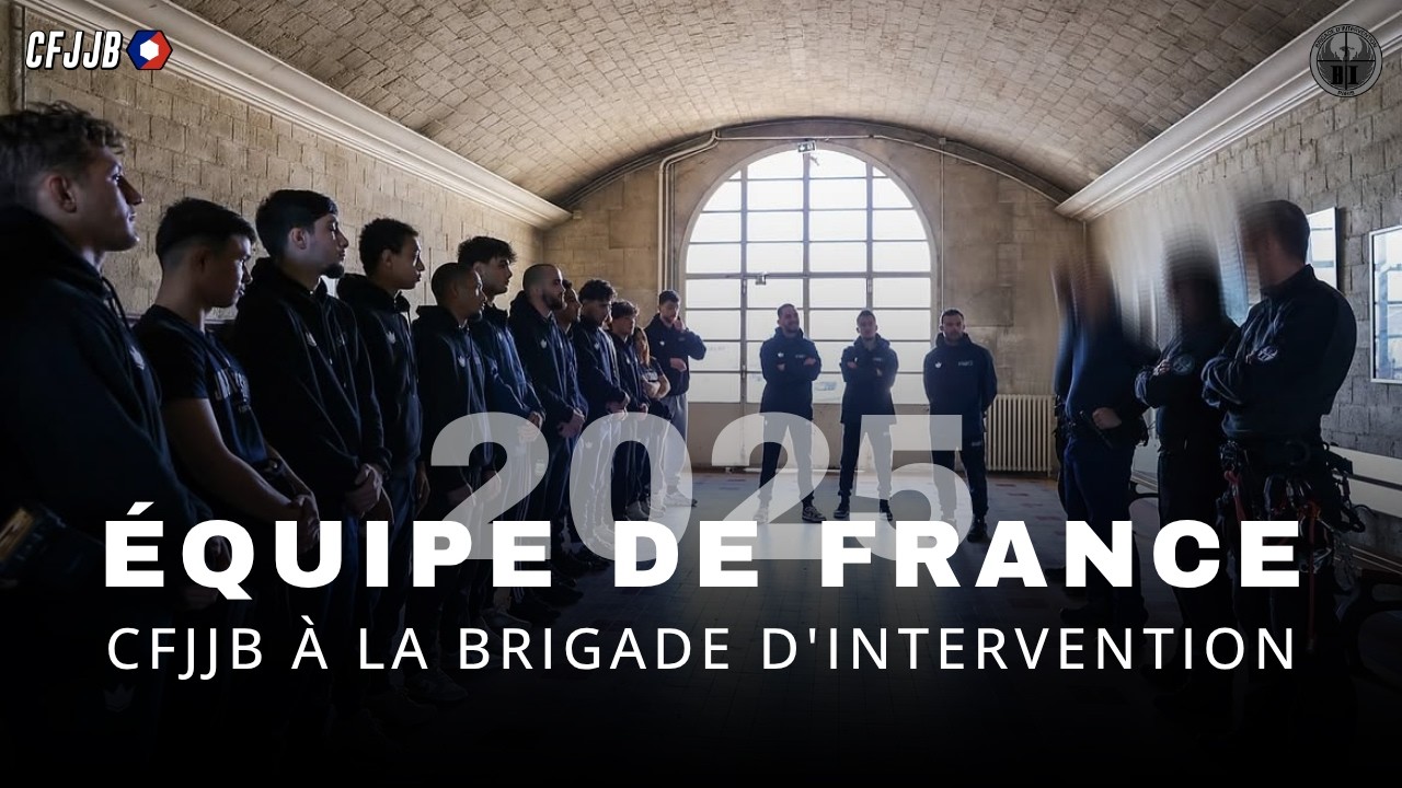 Stage Équipe de France CFJJB à la Brigade d'Intervention