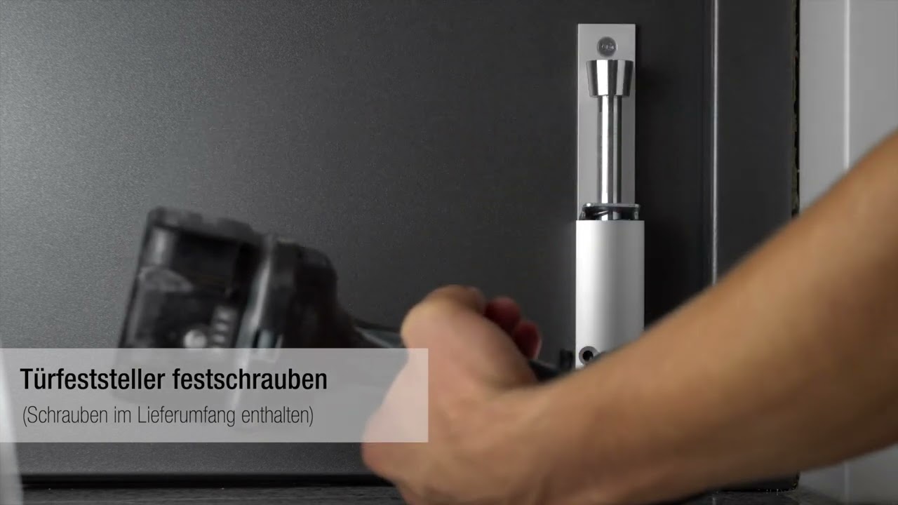 Kurz erkl&auml;rt: Installation Tortec T&uuml;r-Feststeller