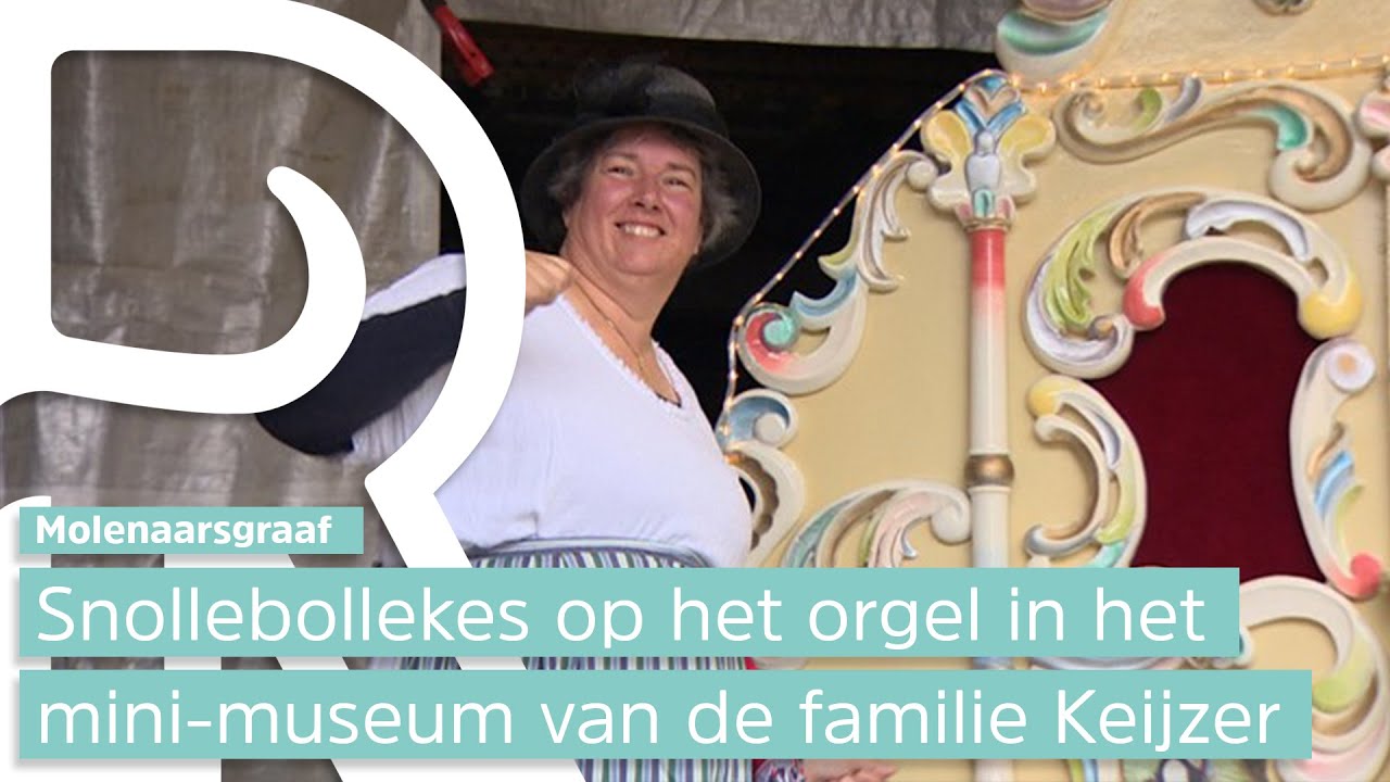 Snollebollekes op het orgel in het mini-museum van de familie Keijzer