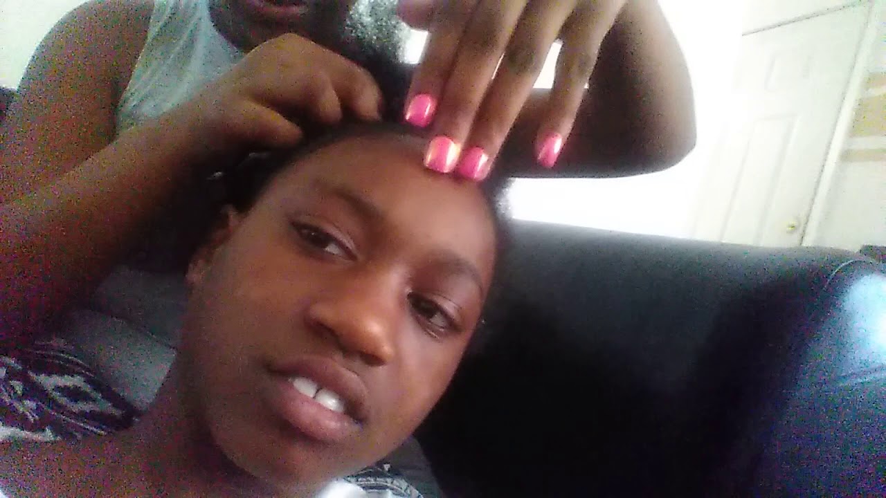 Doing my cousins hair