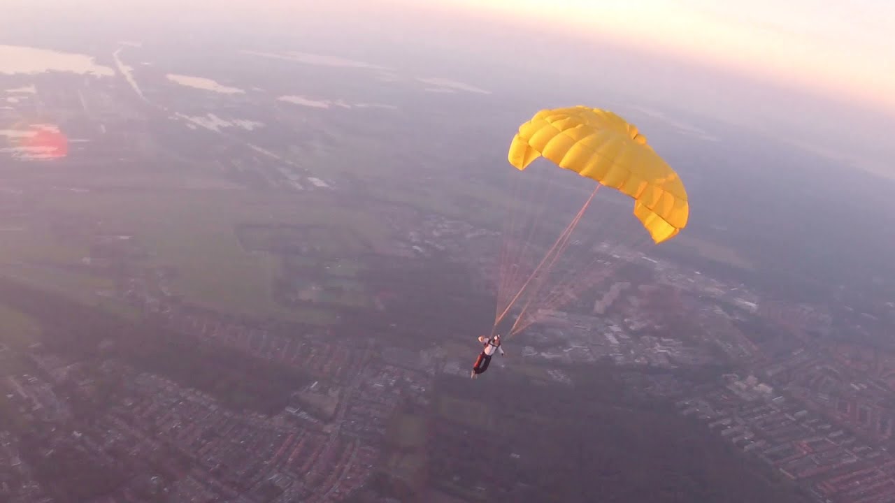 ParaCommander sunset parachute jump