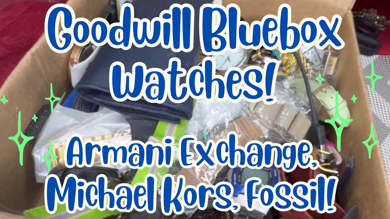 Goodwill Bluebox 8LB Watch Repurpose Box #mysteryunboxing!