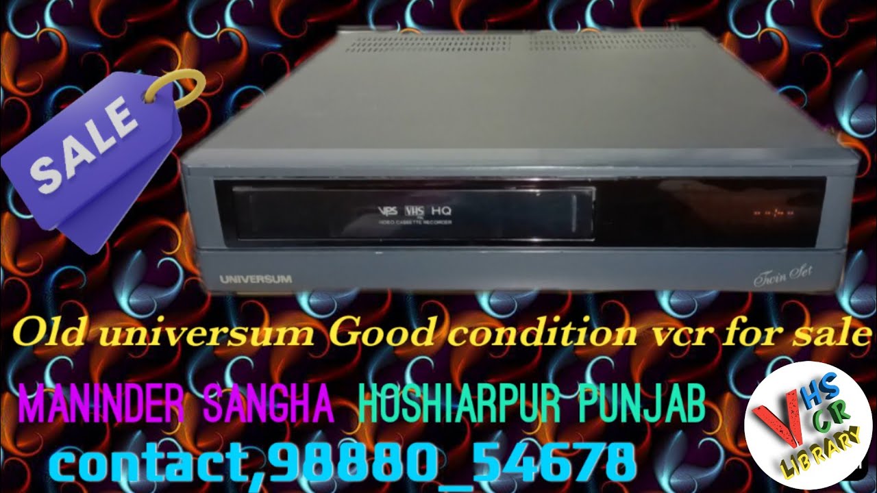 Old universum Good condition vcr for sale
