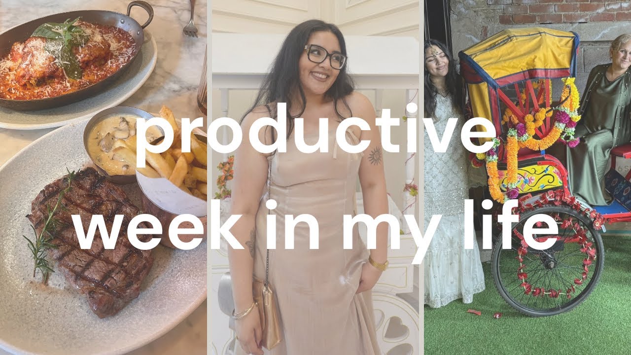 busy week in my life | seeing friends, desi weddings and uni shopping!