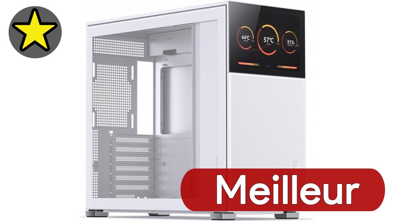 🏆 TOP 3 BOITIER PC ATX AVEC ECRAN LCD 2025 💻