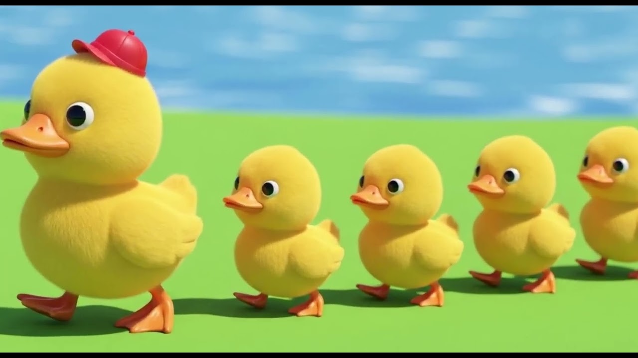 Five little ducks went out one day