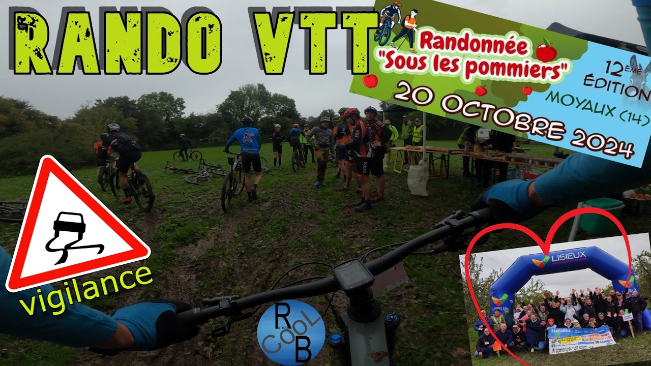 RANDO VTT ; Randonnées sous les Pommiers - Moyaux/Lisieux #vtt xc mtb