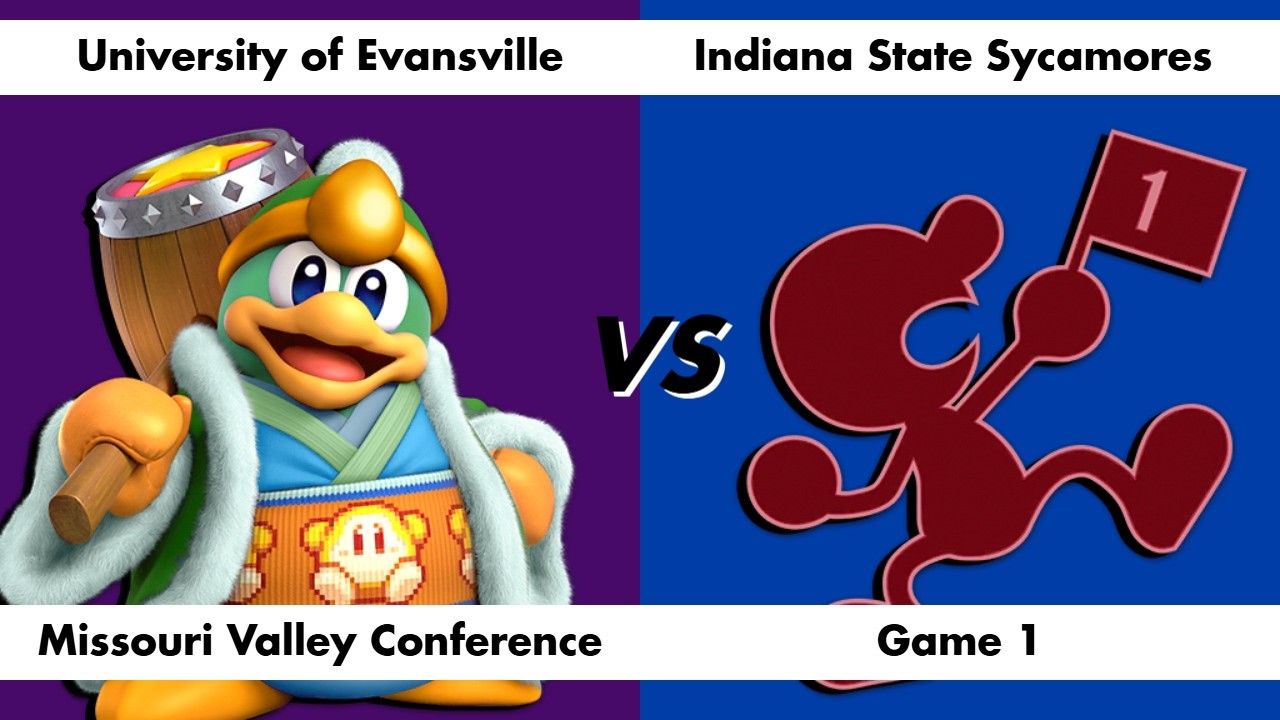 University of Evansville vs Indiana State Sycamores SSBU Game 1
