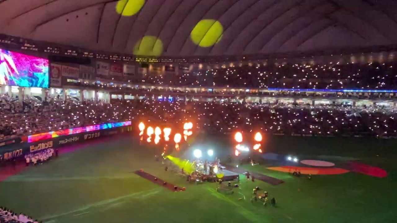WBC.2026.日本vsチェコ試合前のB'z 稲葉さん生演奏タッチ.ネトフリ応援ソング