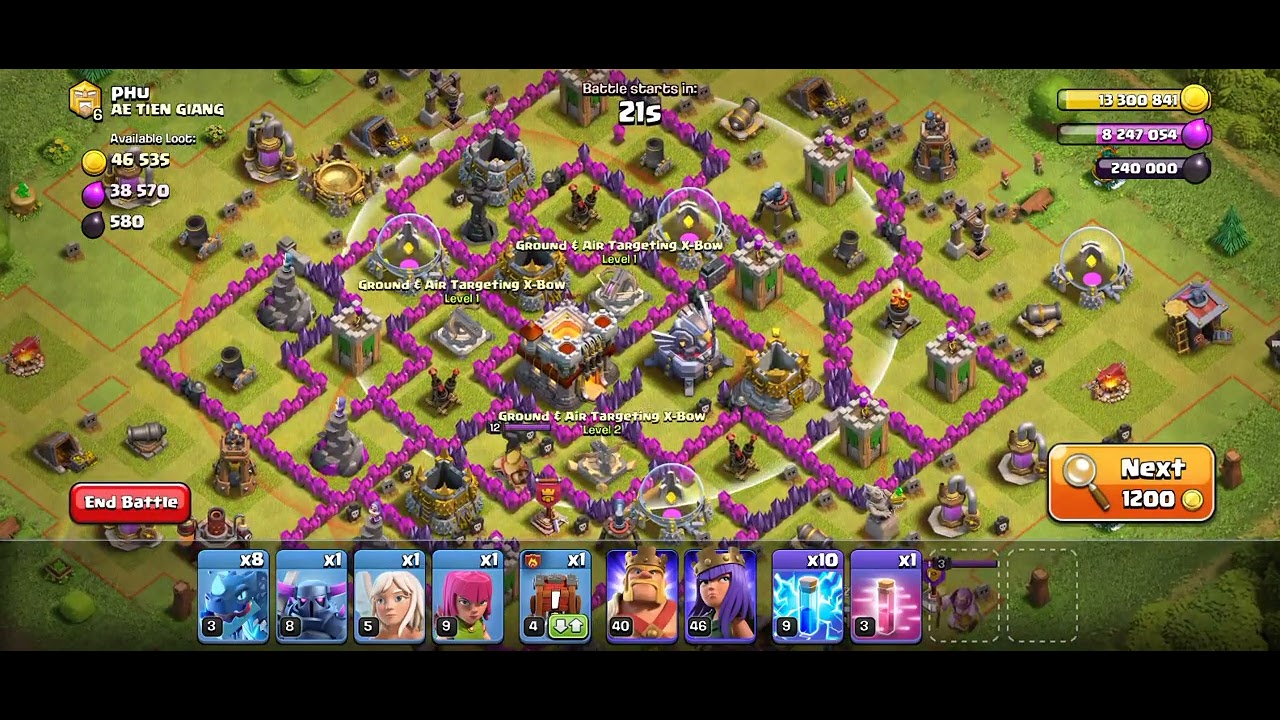 Clash of clans attack #1