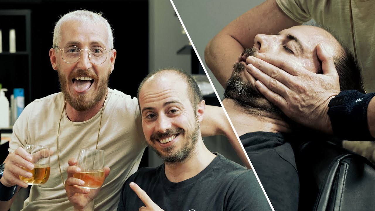 ASMR BARBER head massage | CRAZY SKILLS for a CRAZY BARBER 😆