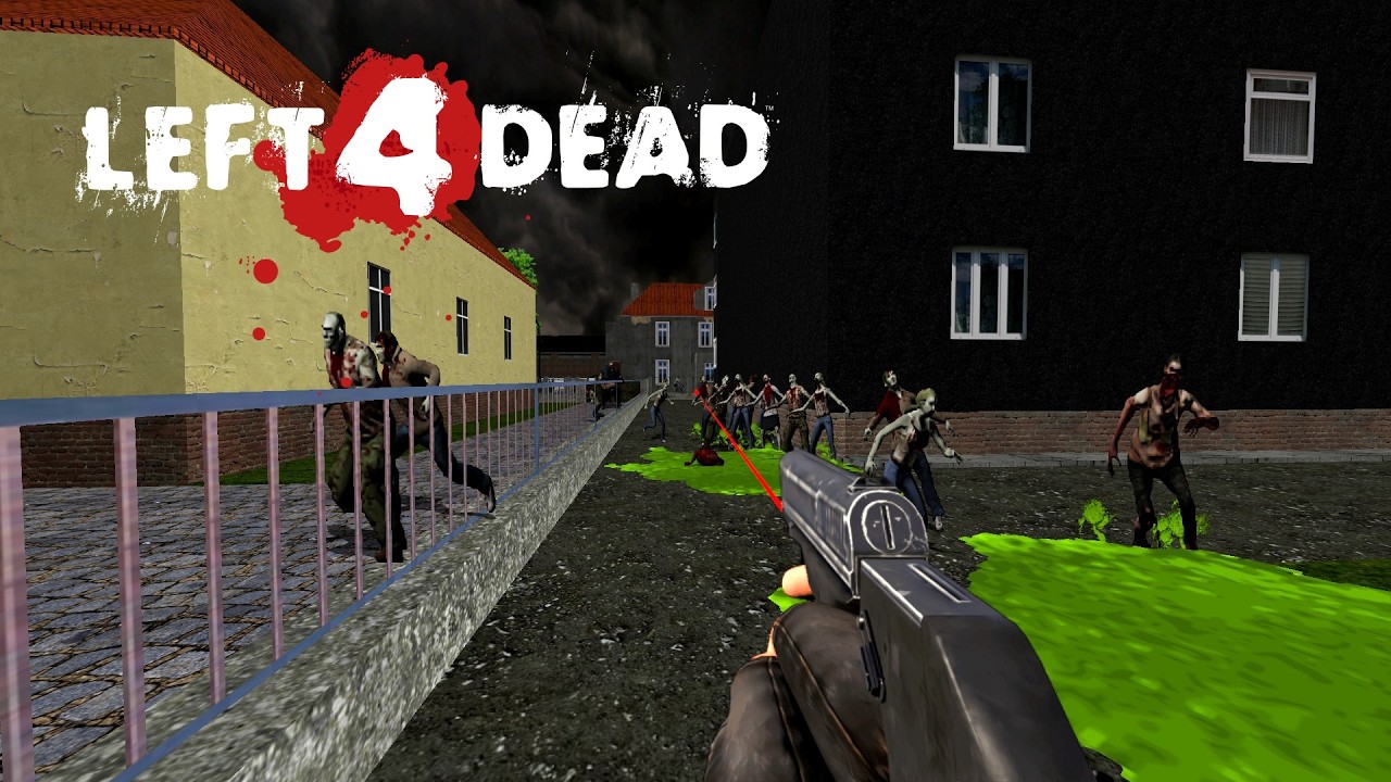 T64 Weapons - Left 4 Dead : Dawn of Reality | Doom Mod | 4K