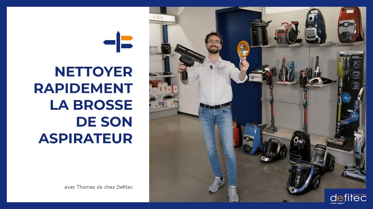 Démonter et nettoyer la brosse de son aspirateur