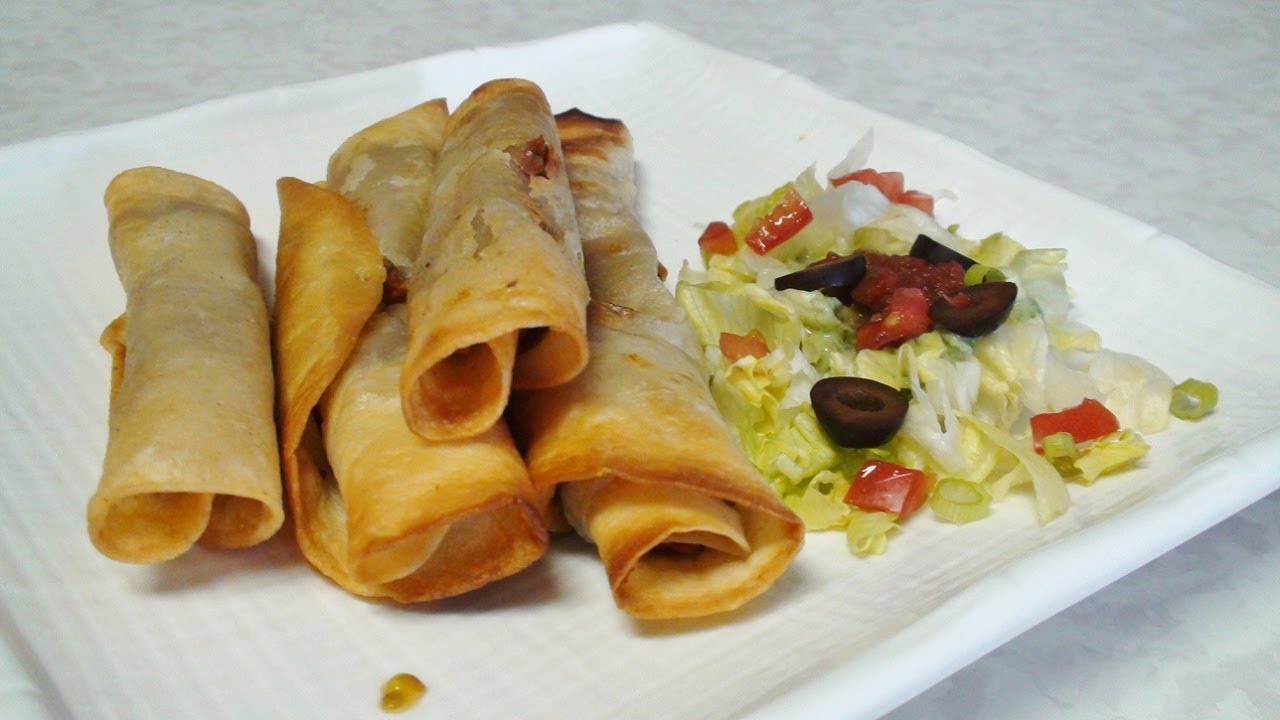 Flautas & Taquitos video recipe - Baked & Fried - Mexican Cuisine