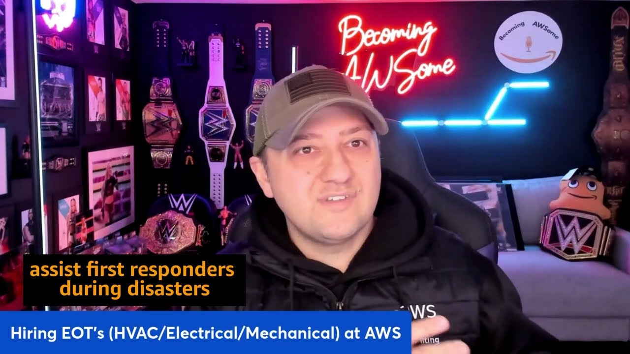 Hiring at AWS Data Centers - Engineering Operations Technicians.