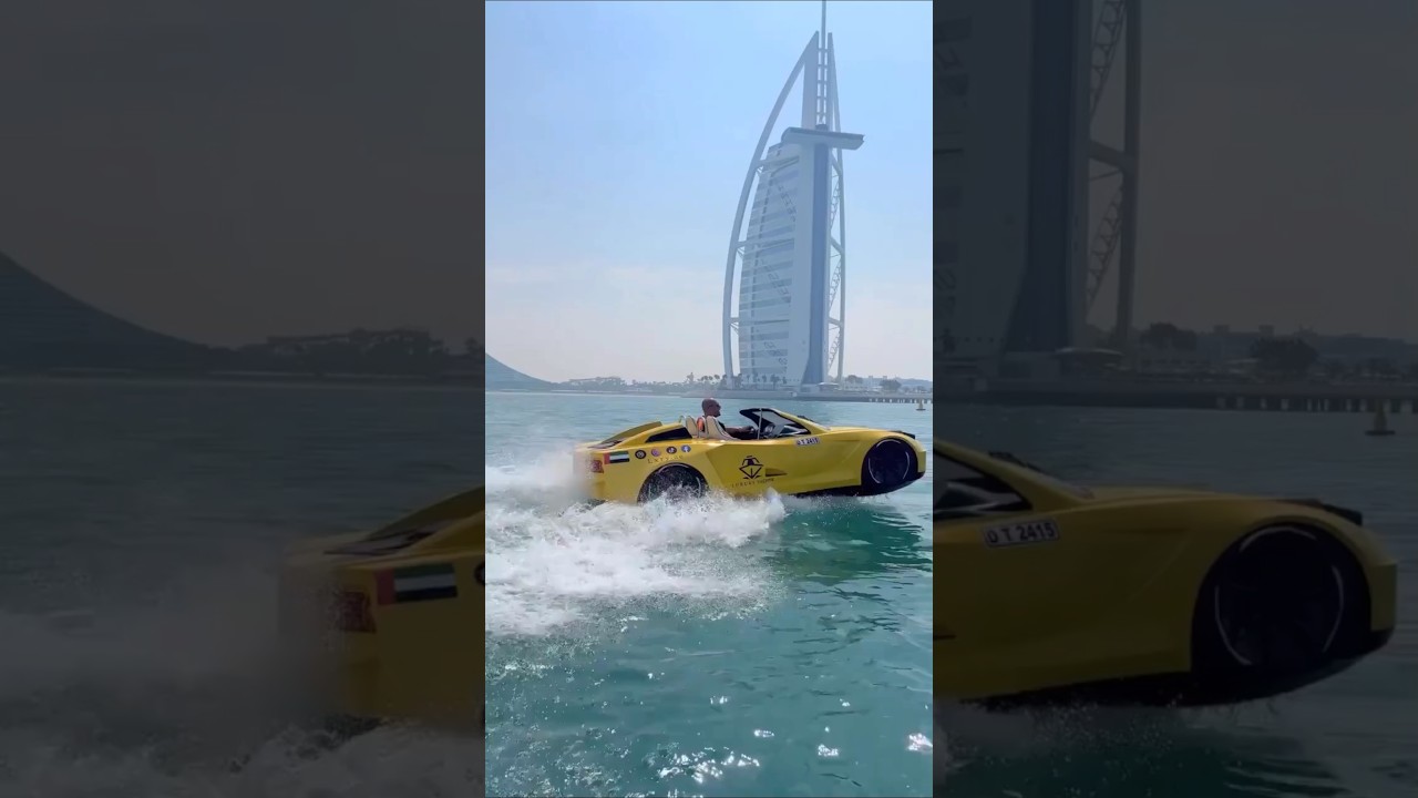 🚤 Car Speed Boat | Super Fast Hybrid Machine on Water 🌊