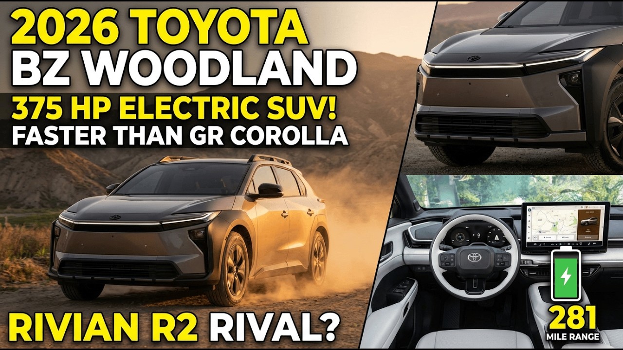 2026 Toyota bZ Woodland: 375HP & 4.4s 0-60 Makes No Sense