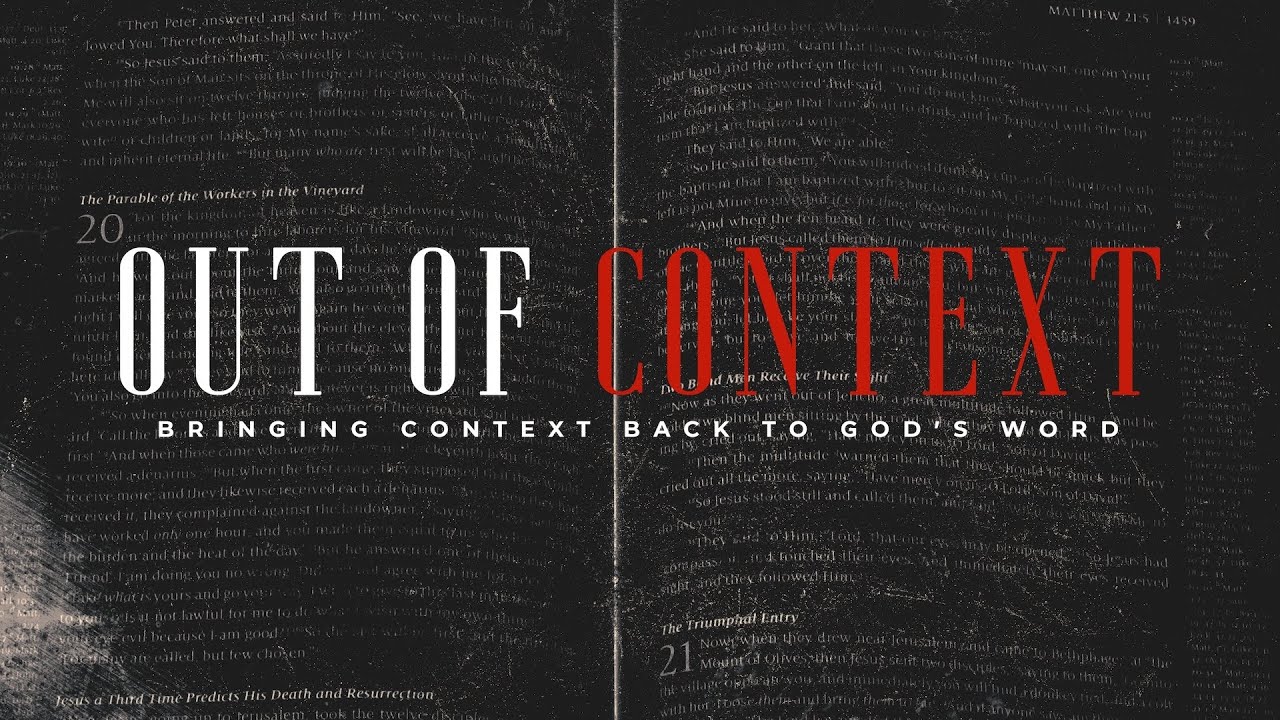 Out of Context - Part 1: Jeremiah 29