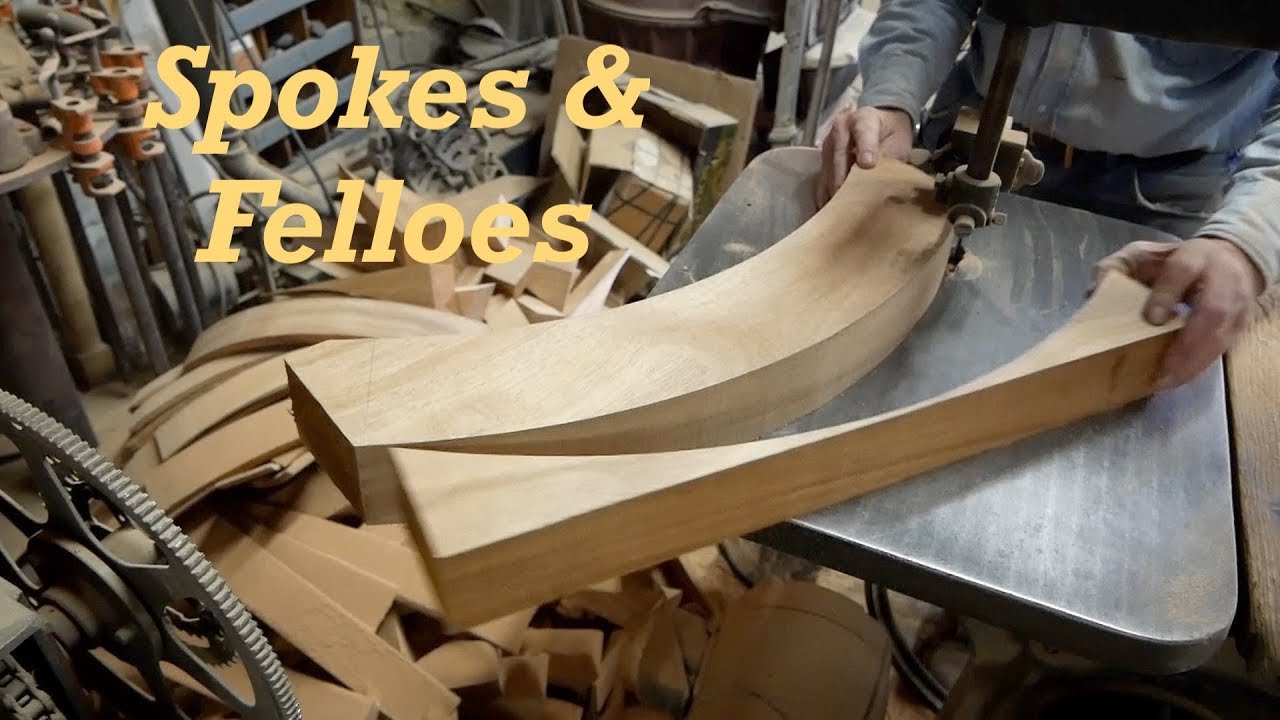 Spokes and Felloes for the New Spanish Cannon Wheels #2 | Engels Coach Shop
