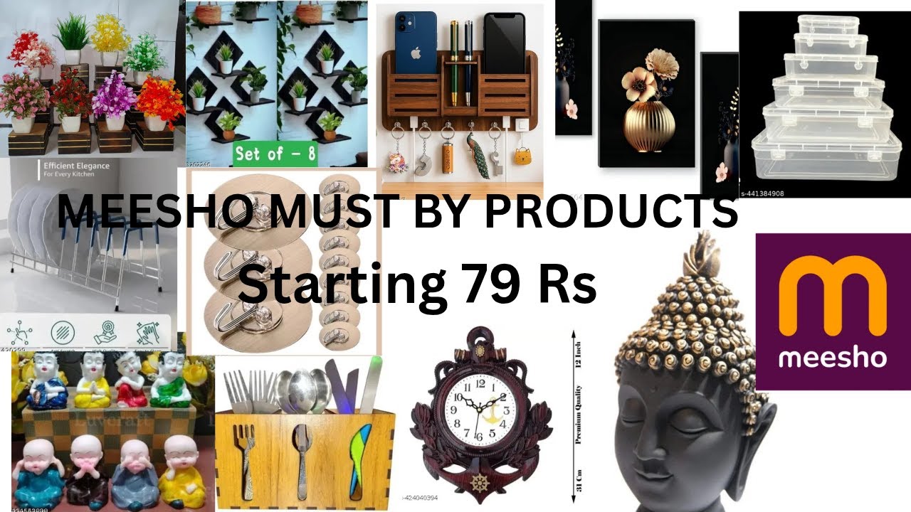 Meesho home decorative items/kitchen items Meesho starting 79 Rs products #meeshokitchenfinds