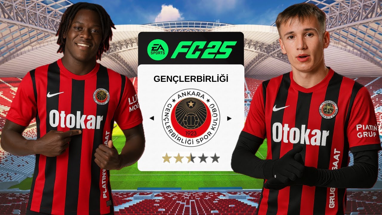 Gençlerbirliği’ni 25 Yaş Altı Oyuncularla Dünya Devine Dönüştürdüm! | FC 25 Gençlerbirliği Rebuild