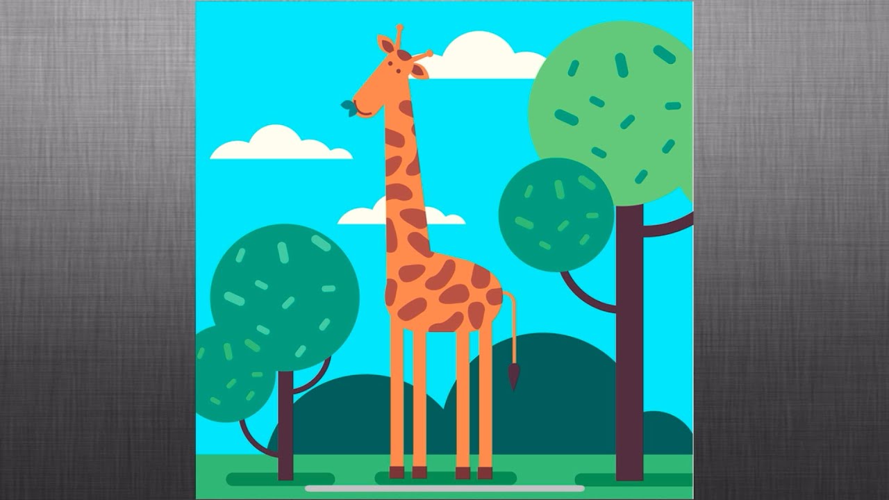 Puzzle game with animals for preschoolers and toddlers | Giraffe | Puzzle for Kids | Video For Kids